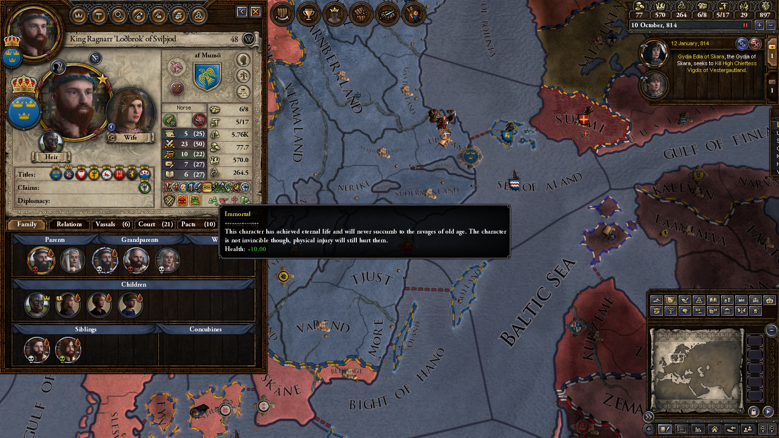 Crusader kings 2 immortality quest event id